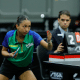 Giulia Takahashi enquanto joga no WTT Youth Contender de Spa