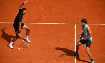 Marcelo Melo e Alexander Zverev no Masters de Monte Carlo