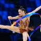 Maria Eduarda Alexandre se destaca no sul-americano de ginástica rítmica (Foto: Ricardo Bufolin/CBG)