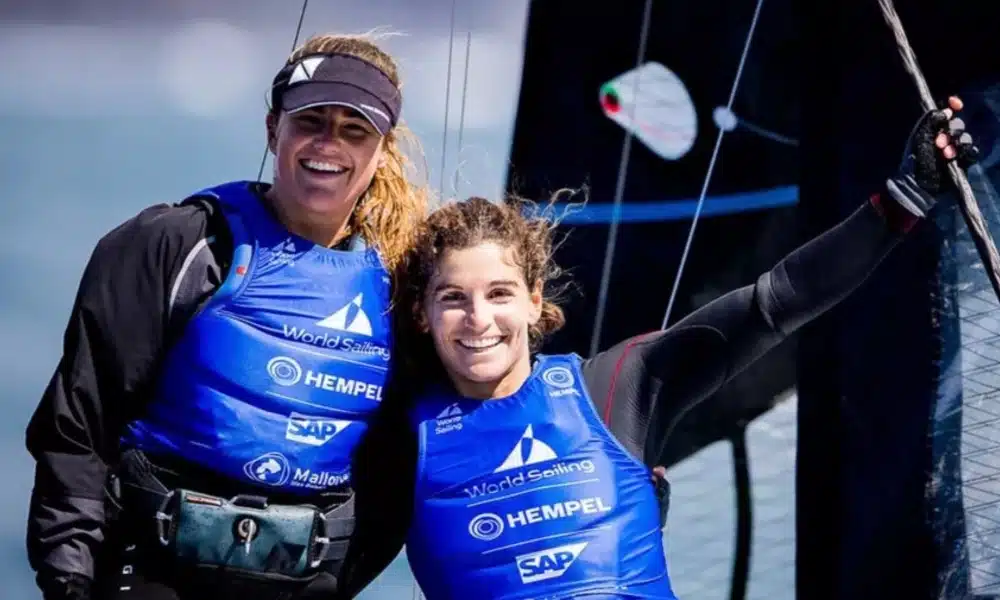Martine e Kahena são Bronze na Semana Olímpica de Vela em Hyères