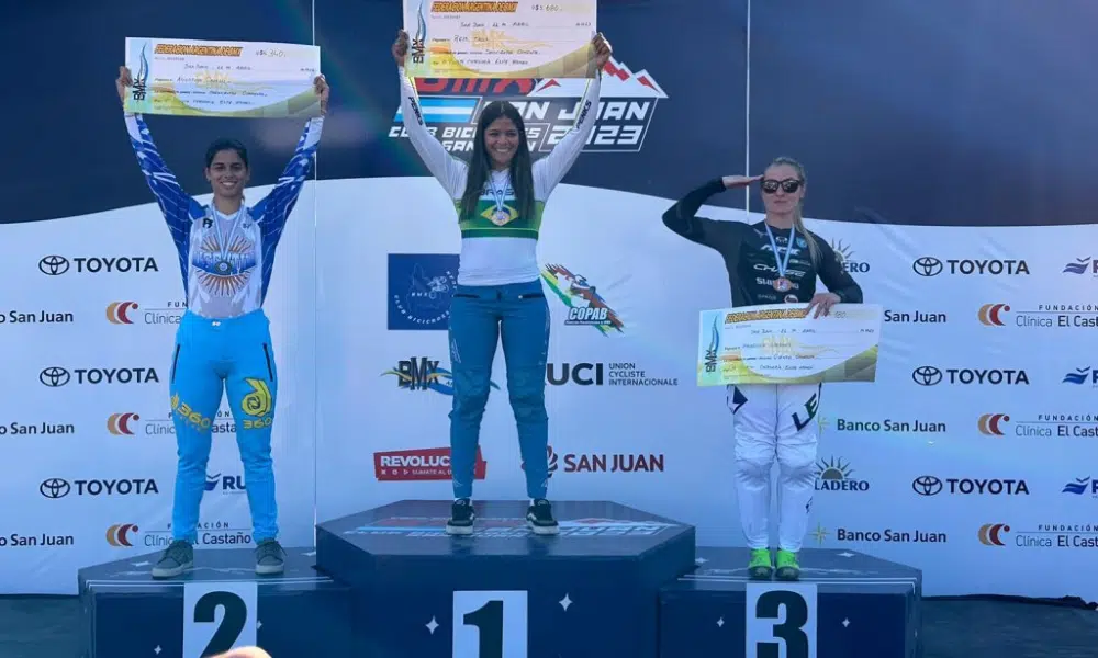 Paola Reis Priscilla Stevaux Copa Sul-Americana de BMX Racing