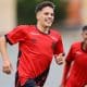 Mas - Jogador do Athlético Paranaense comemora gol no Brasileiro Sub-20 de futebol masculino