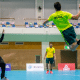 seleção brasileira de handebol masculino enquanto treina para o Pan de Santiago-2023