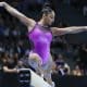 Mas - Júlia Soares na trave no Troféu Brasil de ginástica artística. Ela irá competir no Pan-Americano de ginástica na Colômbia