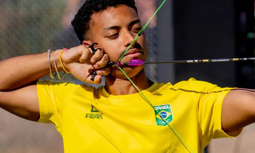 Mas - Luccas Abreu se classificou para Santiago-2023 no tiro com arco composto