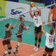 Flamengo e Fluminense enquanto se enfrentam na Superliga de vôlei feminino ao vivo