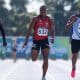 Erik Cardoso, Rodrigo Nascimento e Felipe Bardi correndo na final dos 100m