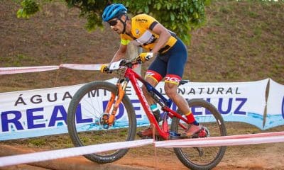 José Gabriel foi campeão de cross-country na categoria masculina da etapa de Ouro Branco medalha jogos pan-americanos santiago 2023 ciclismo mountain bike mtb (Foto: Alemão Silva)