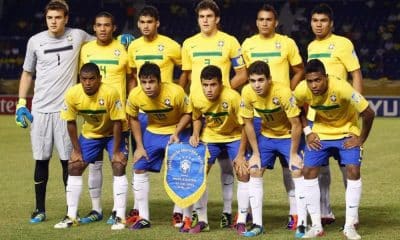 Seleção Brasileira campeã mundial em 2011 com Casemiro, Philippe Coutinho, Oscar e o artilheiro Henrique Almeida