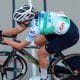 Catharine Ehrmann Vieira competindo pelo campeonato brasileiro de ciclismo de pista 2023