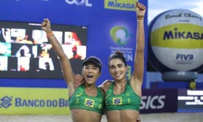 Barbara e Carol vencem a sexta etapa do circuito sul americano de vôlei de praia