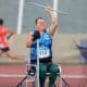 A atleta Beth Gomes, que registrou novo recorde mundial no lançamento de dardo no Circuito Loterias Caixa (Marcello Zambrana/CPB)