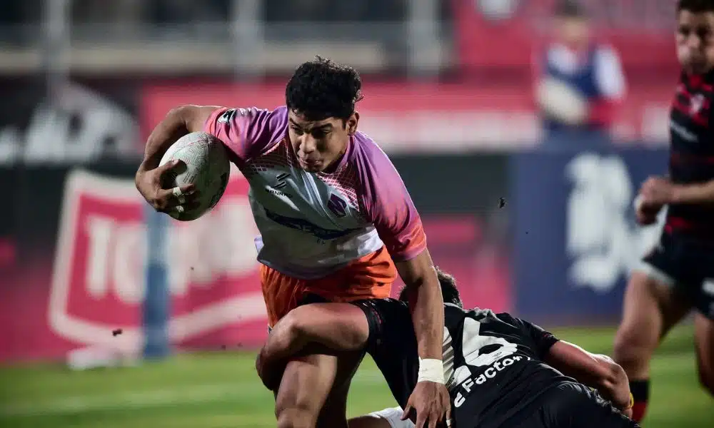 Confronto entre Cobras Brasil e Selknam, do Chile, pelo Super Rugby Américas (Divulgação/Gaspafotos)