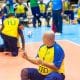 Gilberto Lourenço, o Giba, vibra em quadra (Divulgação/World ParaVolley)
