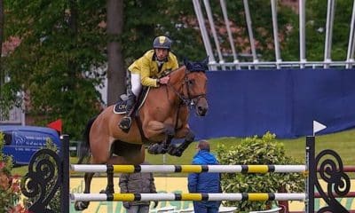 Cavaleiro brasileiro Yuri Mansur em ação na Alemanha (Divulgação/spring-reiter.de)