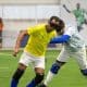 Raimundo Nonato tenta passar pela marcação de jogador argentino em competição realizada no CT Paralímpico; ambas as seleções são cabeças de chave do Grand Prix (Foto: Alessandra Cabral/CPB)