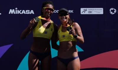 Verena e Kyce conquistaram a primeira etapa de Circuito Brasileiro da carreira (Créditos: Mauricio Val/FVImagem/CBV)