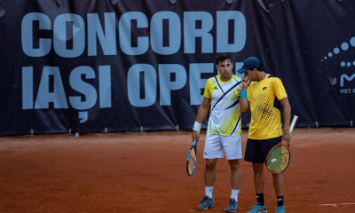 Fernando Romboli com parceiro Travaglia no Challenger de Francavilla