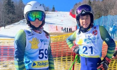 Leopoldo Fagnani e Carlotta Fagnani se destacam na temporada europeia de esqui