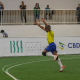 Nonato comemora gol no Grand Prix IBSA de futebol de cegos