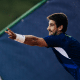 Orlando Luz e Fernando Romboli em ação no Challenger de Skopje, brisbane