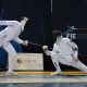 Alexandre Camargo em ação no Torneio Nacional de esgrima Cidade de BH