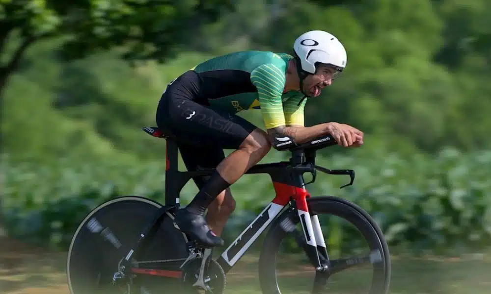 Lauro Chaman na copa do mundo de paraciclismo estrada