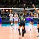 Jogadoras do Praia Clube comemoram título sobre o Minas na Superliga de vôlei feminino