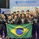 Equipes do Brasil que venceram o Sul-Americano Sub-15 e Sub-19