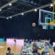 Na imagem, jogadores de Brasil e Itália disputam rebote durante o Mundial de basquete em cadeira de rodas | Foto: Divulgação/CBBC tabela basquete em cadeira de rodas masculino basquete em CR masculino jogos parapan-americanos santiago 2023