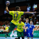Brasil contra a França no Mundial sub-21 de handebol masculino