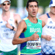 Caio Bonfim durante participação na marcha atlética do Mundial de Atletismo de 2022