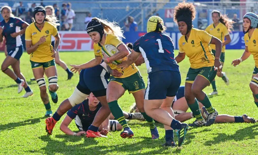 Confronto entre as Yaras e os Estados Unidos, válido pela estreia da Americas Rugby Trophy