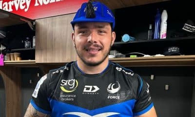 Brasileiro Wilton Rebelo, primeiro jogador do país a jogar na Super Rugby Pacific (Reprodução/Instagram/@westernforce)