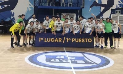 Equipe do San Fernando, campeão do Sul-Centro Americano de handebol (Felipe Abreu)