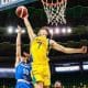 Partida entre Brasil e República Dominicana, válida pela AmeriCup Sub-16 (Reprodução/Twitter/@basquetebrasil)