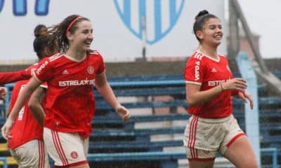 Partida entre Inter e Fluminense, válido pela semifinal do Brasileiro Feminino Sub-20 (Reprodução/Twitter/@GuriasColoradas)