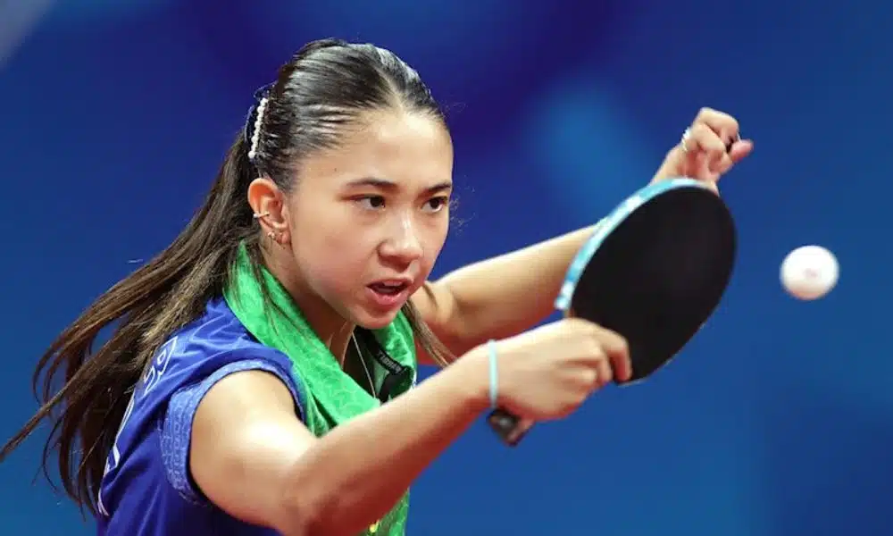 Giulia Takahashi foi reserva da equipe verde-amarela que disputou os Jogos de Tóquio 2020 (Foto: WTT)