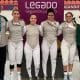 Equipe de florete feminino do Brasil competiu no último dia do Campeonato Pan-Americano, realizado em Lima (Foto: CBE)