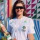 Brasileira Giovanna Prada, medalhista de bronze na prova de IQFoil da Semana de Kiel (Reprodução/Instagram/@giovannaprada)
