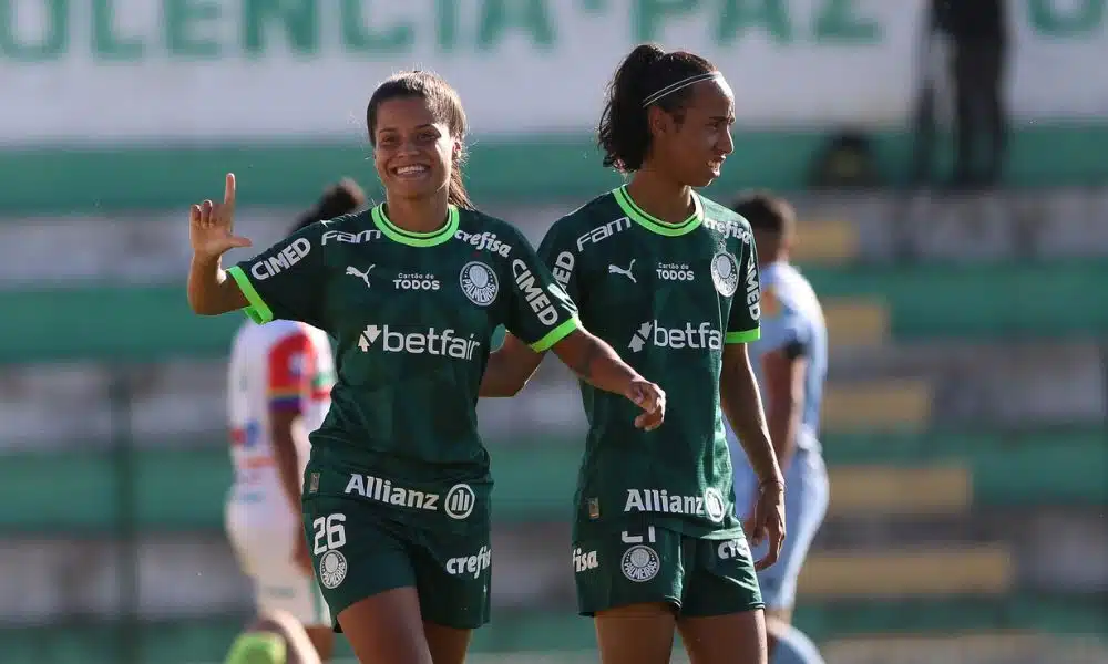 Partida entre Pinda e Palmeiras, válida pelo Paulista Feminino (Wilian Oliveira/Ag. Paulistão/Centauro)