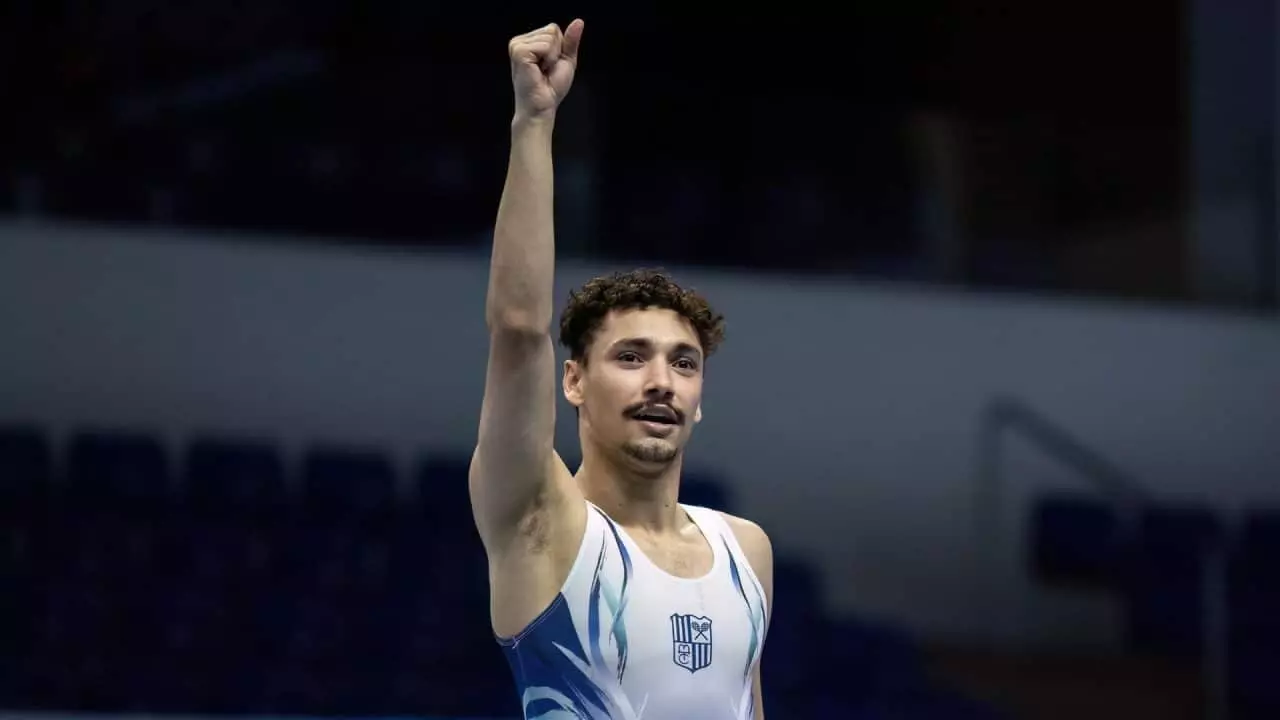 Rayan Dutra é campeão brasileiro de ginástica de trampolim (Foto: Hedgard Moraes/MTC)