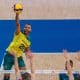 A seleção brasileira venceu a Eslovênia por 3 sets a 0 na Liga das Nações (VNL)