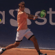 Felipe Meligeni em ação no Challenger de Lyon