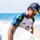 Filipe Toledo saindo da água após semifinais de El Salvador 2023