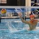 Goleiro do Brasil tenta fazer defesa no Mundial sub-20 de polo aquático masculino