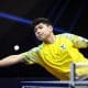 Hamilton Yamane em ação no WTT Youth Star de Lima Contender,