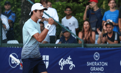 João Fonseca em ação por Roland Garros juvenil