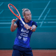 Rafael Matos rebate bola; ele e Marcelo Melo se enfrentarão no ATP 500 de Halle