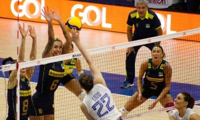 Thaisa bloqueia ataque da Sérvia